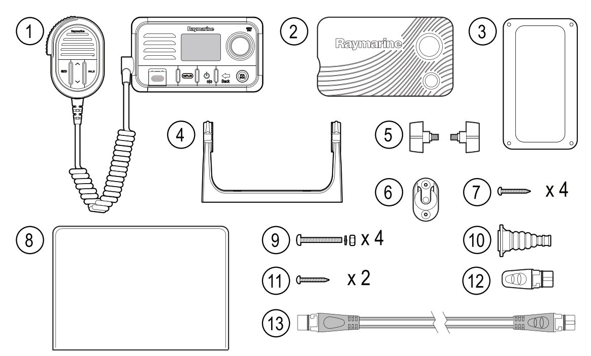 Raymarine Ray50 DSC Compact VHF Radio E70243 Hudson Marine Electronics